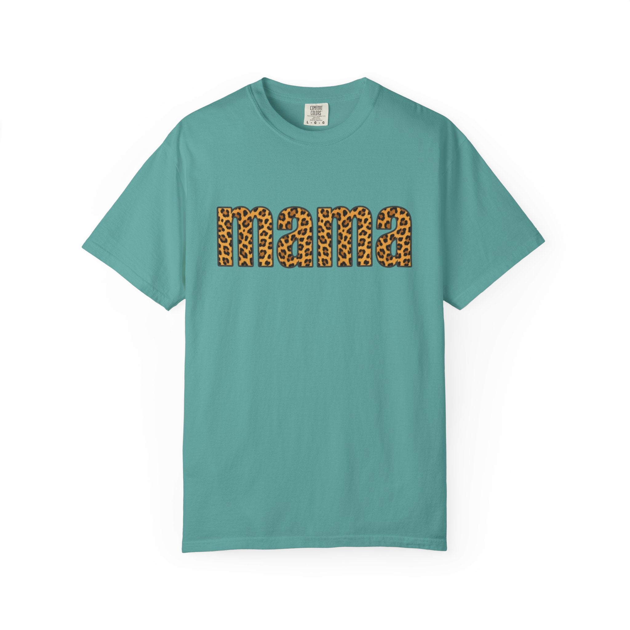 Mama Leopard Print Tee