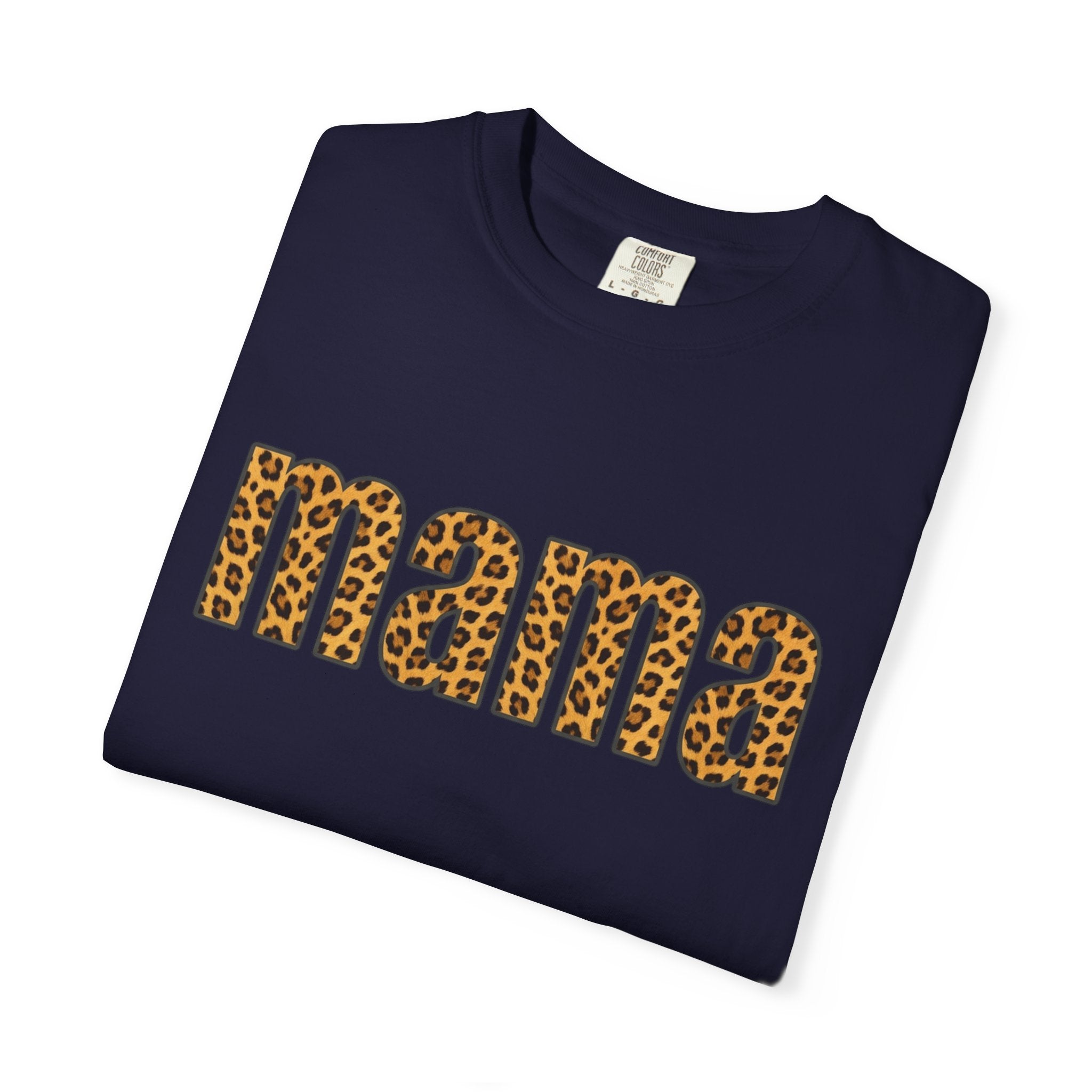 Mama Leopard Print Tee