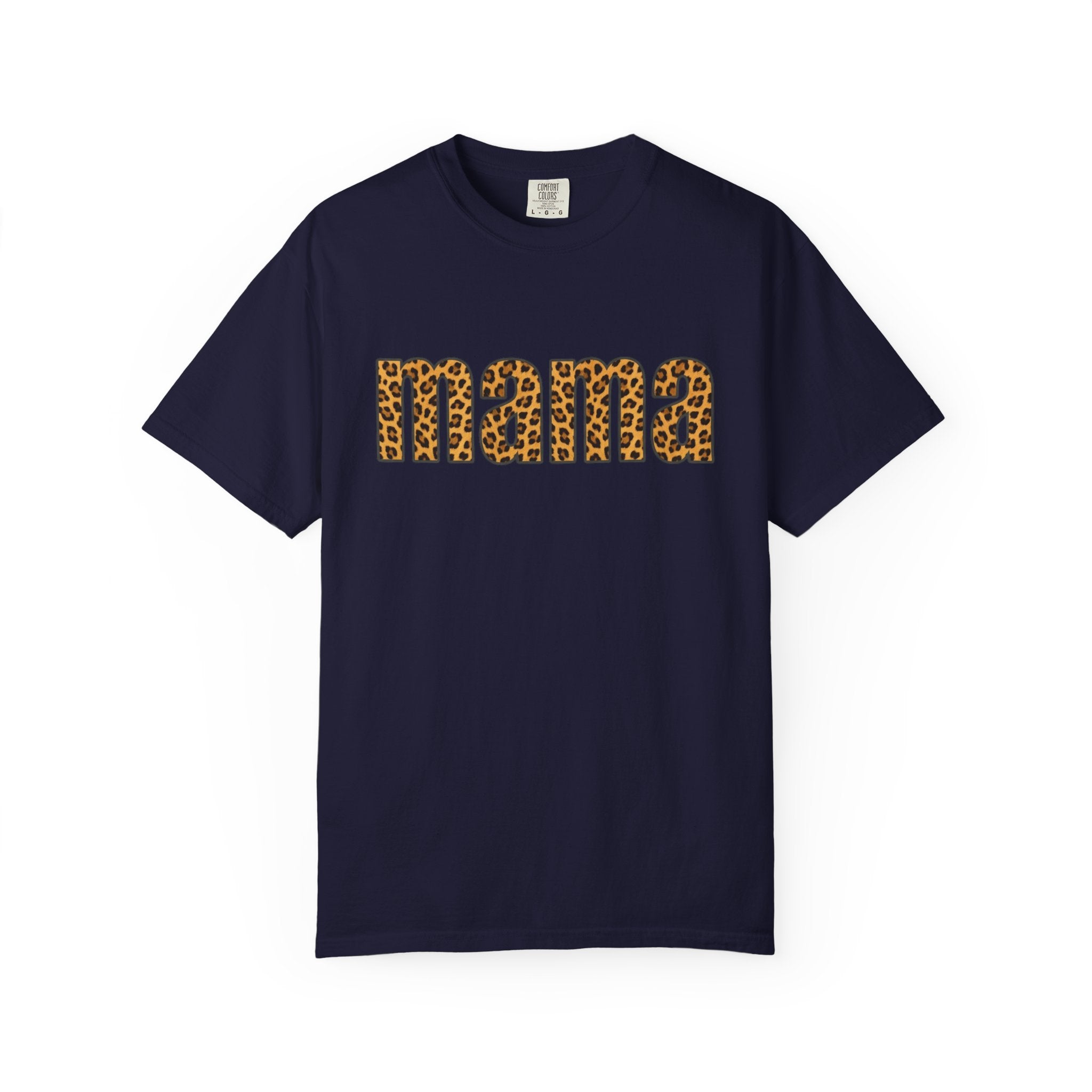 Mama Leopard Print Tee