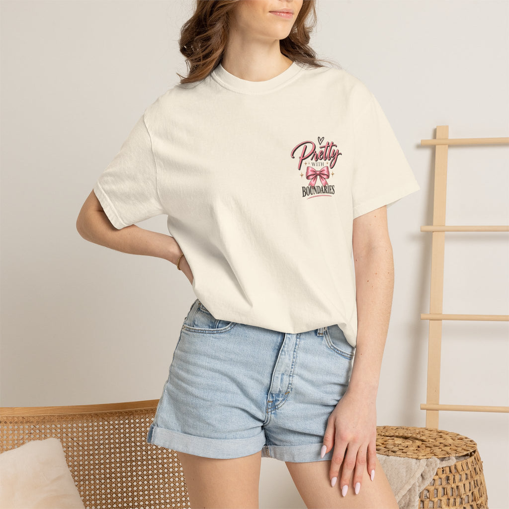 Pretty with boundaries Tee