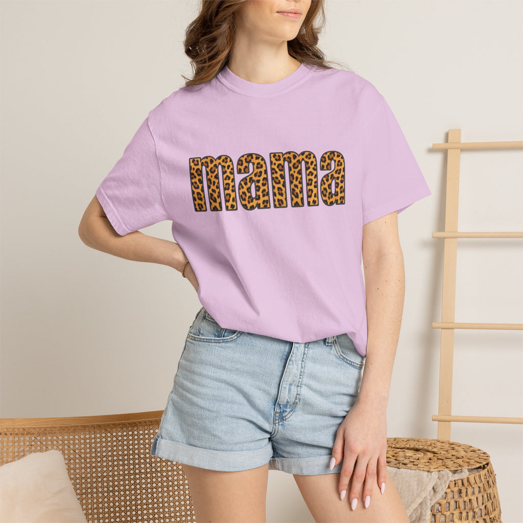 Mama Leopard Print Tee